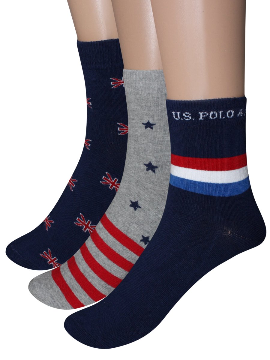 Premium Quality Ankle Length Socks for Men, Pack of 3,New Multicolor Designs Premium Quality Ankle Length Socks for Men, Pack of 3,New Multicolor Designs